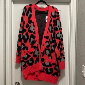 Torrid LEOPARD CARDI BRAND NEW WITH TAGS